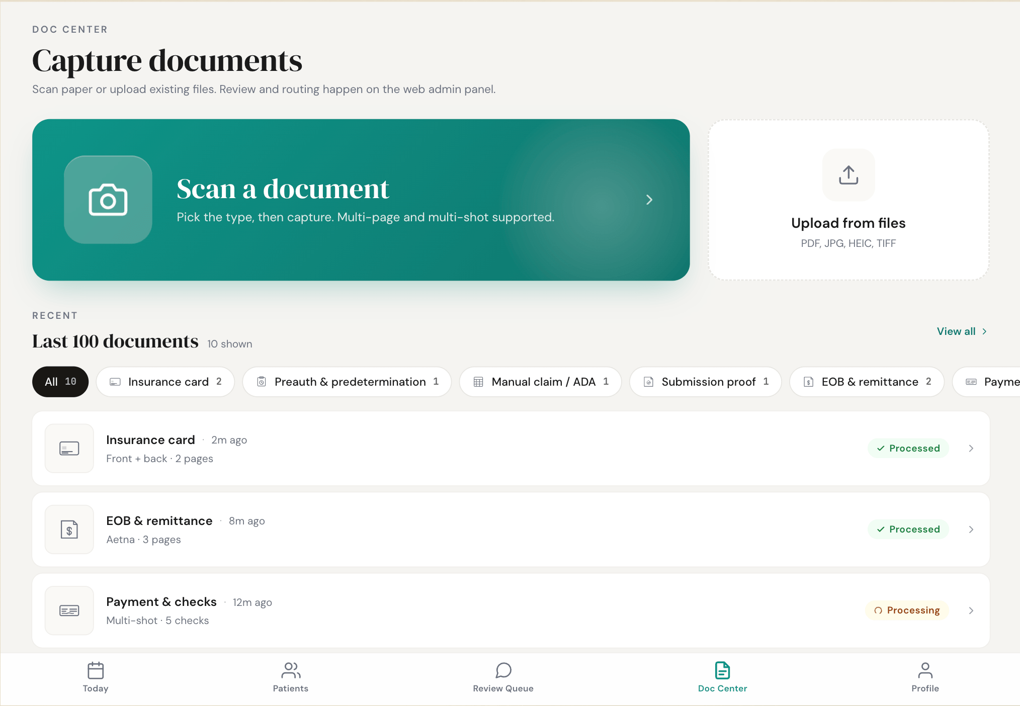 Flow 8 · image 11 — Capture documents